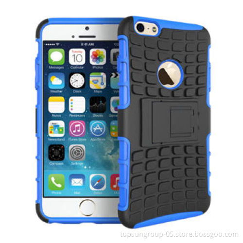 2-in-1 Armor Case for iPhone 6 with Stent